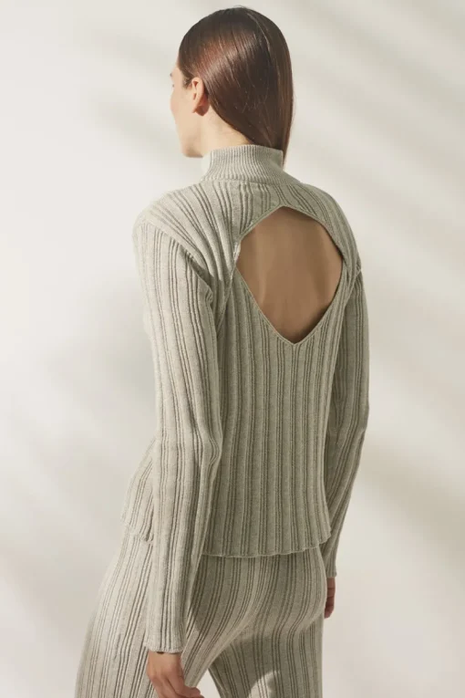 Women Rue Stiic - Henley Knit (Warm Grey)