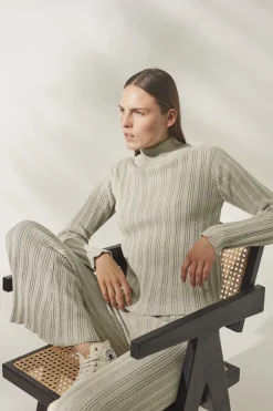 Women Rue Stiic - Henley Knit (Warm Grey)