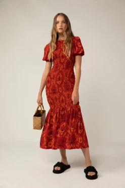 Women Rue Stiic - ISABELLA MAXI DRESS (DAMASK FLORAL)