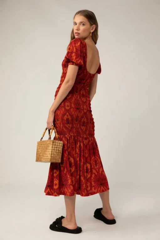Women Rue Stiic - ISABELLA MAXI DRESS (DAMASK FLORAL)