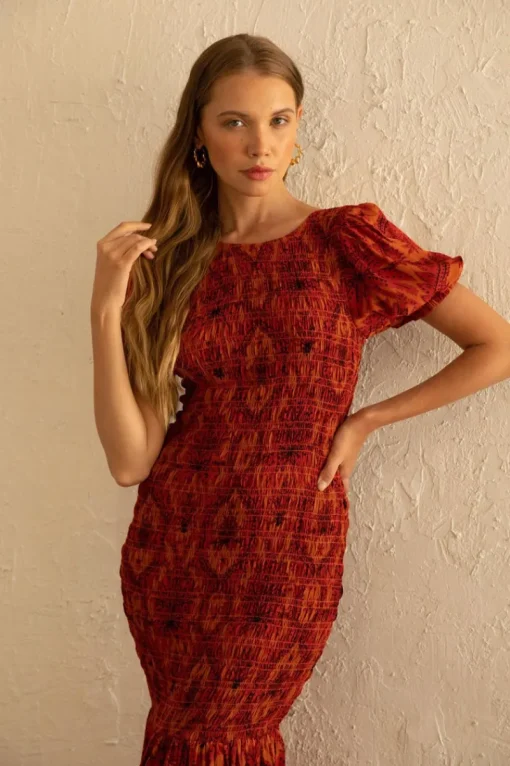 Women Rue Stiic - ISABELLA MAXI DRESS (DAMASK FLORAL)