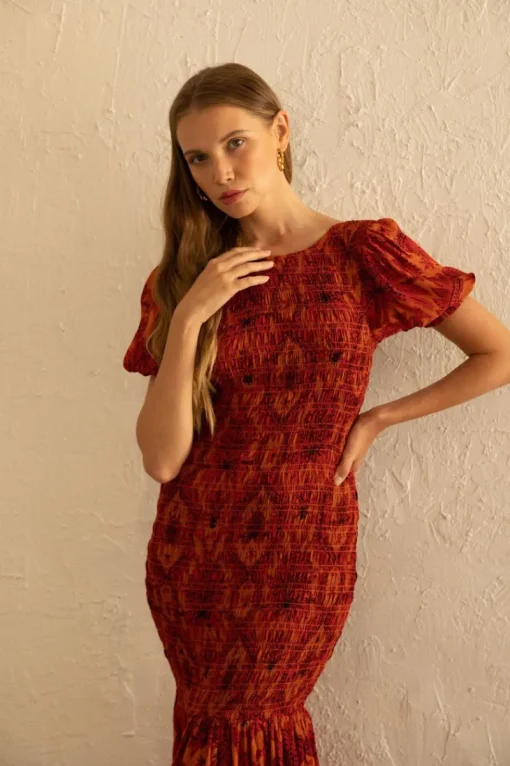 Women Rue Stiic - ISABELLA MAXI DRESS (DAMASK FLORAL)
