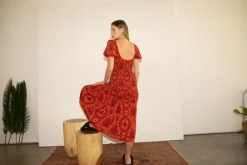 Women Rue Stiic - ISABELLA MAXI DRESS (DAMASK FLORAL)