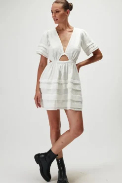 Rue Stiic - Julie Mini Dress (White)