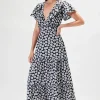 Rue Stiic - Lucille Maxi Dress (Black Dahlia Floral)