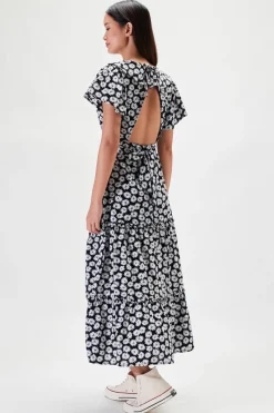 Rue Stiic - Lucille Maxi Dress (Black Dahlia Floral)
