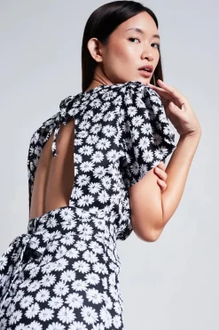 Rue Stiic - Lucille Maxi Dress (Black Dahlia Floral)