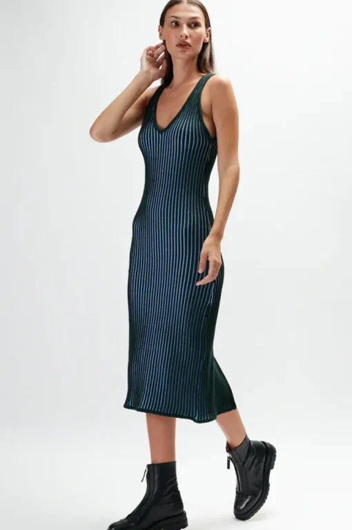 Rue Stiic - Molly Knit Dress (Teal Sky Blue)