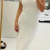 Rue Stiic - The Wren Dress (Ivory / Latte)