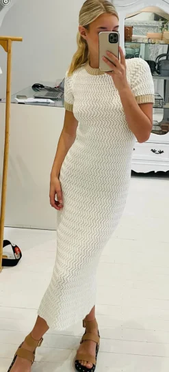 Rue Stiic - The Wren Dress (Ivory / Latte)
