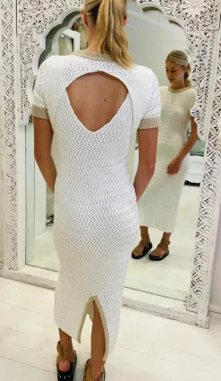 Rue Stiic - The Wren Dress (Ivory / Latte)