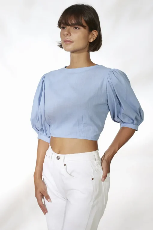 Rue Stiic - Zora Top (Blue Dust)