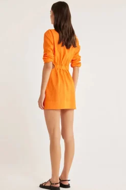 Rumer - Enigma Shirt Dress (Orange)