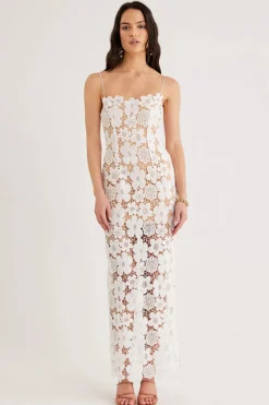 Rumer - Remi Maxi Dress (White)
