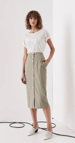 Saints The Label - Balwyn Linen Tee (White)