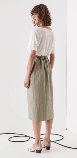Saints The Label - Balwyn Linen Tee (White)