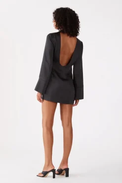 San Sloane - AGATA MINI DRESS (BLACK)