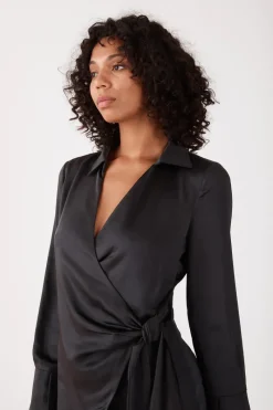 San Sloane - AGATA MINI DRESS (BLACK)