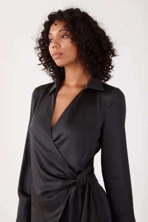 San Sloane - AGATA MINI DRESS (BLACK)