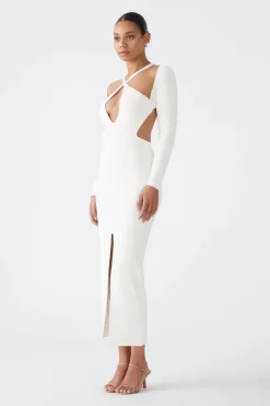 San Sloane - Amalia Midi Dress (Ivory)