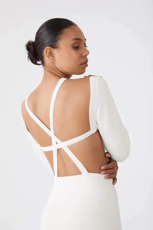 San Sloane - Amalia Midi Dress (Ivory)