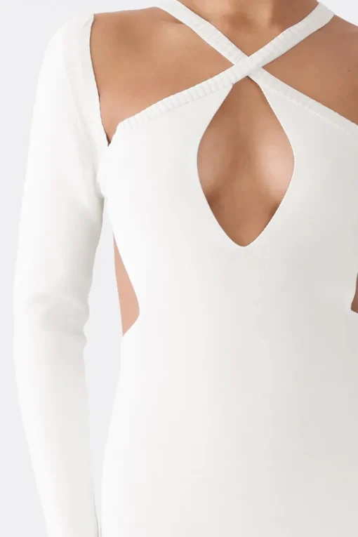 San Sloane - Amalia Midi Dress (Ivory)