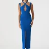 San Sloane - Celia Midi Dress (Cobalt) FINAL SALE