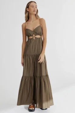 Significant Other - Addison Maxi Dress (Khaki)