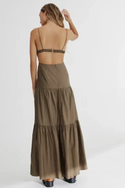 Significant Other - Addison Maxi Dress (Khaki)
