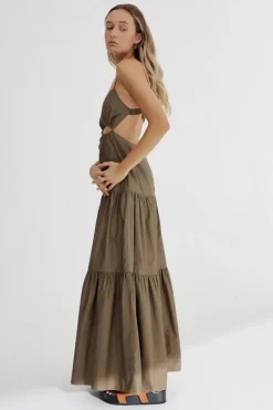 Significant Other - Addison Maxi Dress (Khaki)