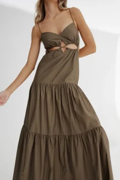 Significant Other - Addison Maxi Dress (Khaki)
