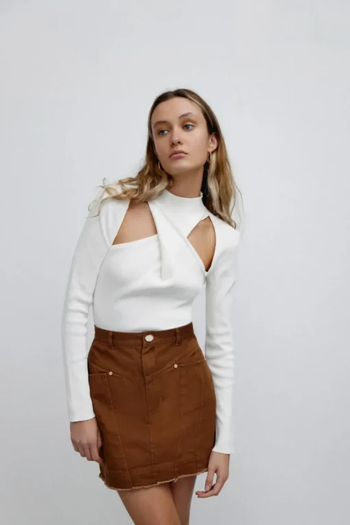 Significant Other - Adi Top (Cream With Almond Bind) FINAL SALE