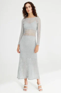 Significant Other - ADLEY MAXI DRESS (SILVER)