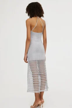 Significant Other - ADLEY MIDI DRESS (SILVER)