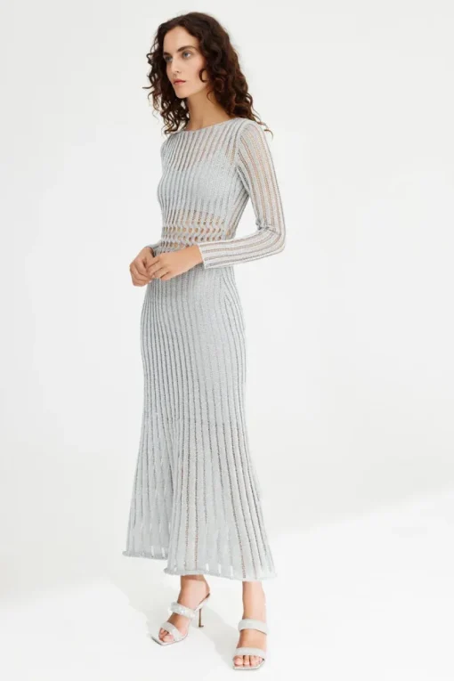 Significant Other - ADLEY MAXI DRESS (SILVER)
