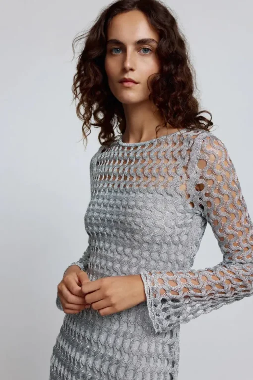 Significant Other - ADLEY MINI DRESS (SILVER)