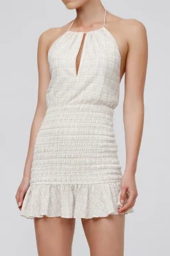 Significant Other - Aries Dress (Almond Check) Final Sale