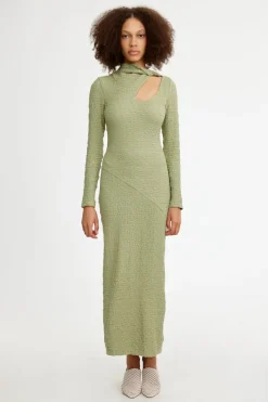 Significant Other - BRIELLE LONG SLEEVE MIDI DRESS (SAGE)