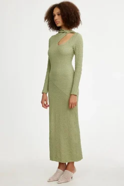 Significant Other - BRIELLE LONG SLEEVE MIDI DRESS (SAGE)