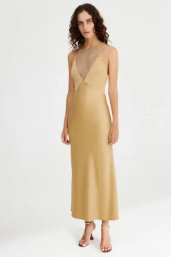 Significant Other - ELODIE MAXI DRESS (GOLD)
