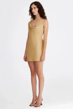 Significant Other - ELODIE MINI DRESS (GOLD)