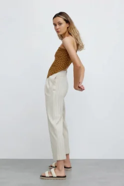 Women Significant Other - Emery Pant (Natural Stripe) final sale