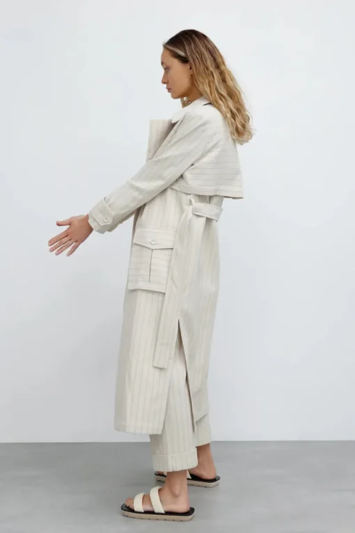 Women Significant Other - Emery Coat (Natural Stripe) FINAL SALE