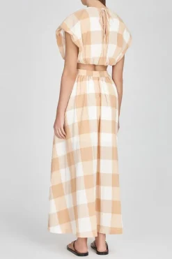 Women Significant Other - Frida Skirt (Caramel Check) Final Sale