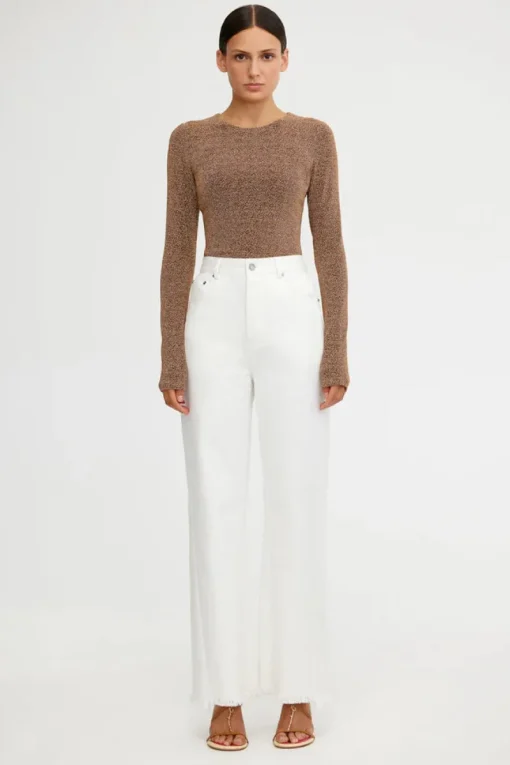 Significant Other - GIA LONG SLEEVE TOP - BRONZE