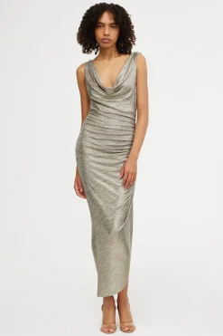 Significant Other - JEMIMA MIDI DRESS (GOLD)