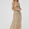 Significant Other - Jordan Dress (Almond / Black Stripe)