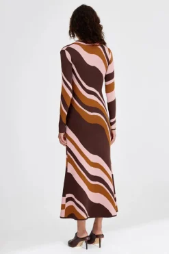 Significant Other - LEYLA MAXI DRESS (CHOCOLATE SWIRL)