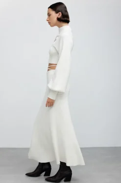 Women Significant Other - Lia Knit Skirt (Cream)