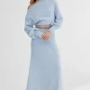 Women Significant Other - Lia Skirt (Blue Marle)